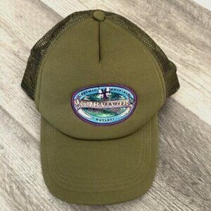 Survivor Snapback Trucker Hat Season 39 Island of the Idols OS Green Crew Swag